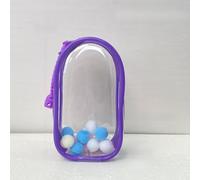 Adatto solo per l'ultima versione 4.0 custodia protettiva ciondolo di bambole alla moda. ([viola] 4.0 Esclusiva borsa da magazzino (corda in silicone a doppio foro + palla di pelo))