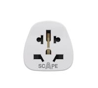 Adattore con prese Scape Travel 830IT Plastica 10 A