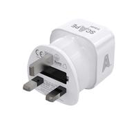 Adattore con prese Scape Travel 850UK Plastica 13 A