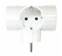 Adattore con prese Silver Electronics 9153 Bianco 220 V 16 A