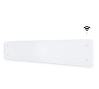 Adax CLea L - Convettore da parete Wifi con Termostato | Controllo smartphone | Termosifone Elettrico | Stufetta Elettrica Basso Consumo | Altezza 222 mm | Stufa Elettrica 1000W | KWT Bianco | IP24C