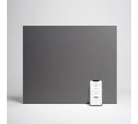 Adax Neo Compact Radiatore Elettrico WiFi 750 W, Convettore, Grigio | Stufa elettrica smart, controllo da smartphone, basso consumo, altezza 420 mm, antigelo, bagno, IP24C