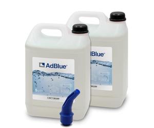 AdBlue® Additivo Motori Diesel per Riduzione Emissioni NOx a Base Urea, Conforme a ISO 22241-1, 10 L (2 x 5 L), Beccuccio Incluso
