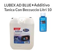 ADBLUE più ADDITIVO Liquido per Gas di Scarico Motori Diesel 10Litri Con Beccuc