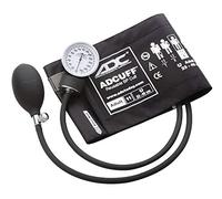 ADC 760-11ABK Prosphyg 760 - Sfigmomanometro aneroide tascabile con polsino per pressione sanguigna in nylon, per adulti, colore: nero | Strumenti medici per medici e infermieri