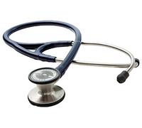 ADC Adscope 601, Stetoscopio cardiologico con testina convertibile, Nero