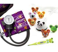 ADC Pro’s Combo Adimals Kit, Sfigmomanometro Aneroide Tascabile, Stetoscopio Pediatrico e Termometro