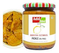 Add me Lemon Pickle Without Oil Sweet and Sour Lime Pickles with mild Hing - 500g nimbu ka heeng achar Homemade Recipe & Taste
