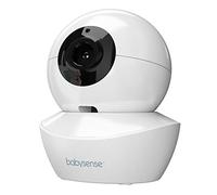 Add on Camera for Babysense Video Baby Monitor HD S2, Remote Pan Tilt Zoom, Two-Way Talk-Back Audio, Long Range, Night Vision, Night Light, Lullabies, Temperature Monitoring