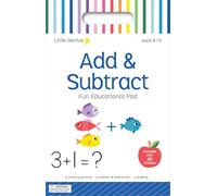 Add & Subtract: Fun Educational Activity Pad With Carry Handle