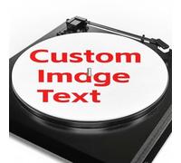 Add Your Design Here Tappetino per giradischi Piatto Slipmat personalizzato in vinile Slipmat per giradischi antistatico più stretto e definito basso