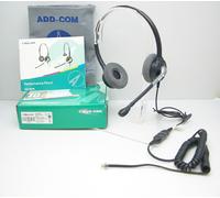 ADD880 Cuffie Binuarali Per Avaya Nortel Polycom Mitel Toshiba Hybrex Commander