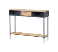 Adda Home Consolle, Metallo/Bambu, 100X32X81 CM