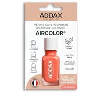 ADDAX AIRCOLOR - Smalto per la cura delle unghie, fragili, danneggiati e molli, rinforzo, purifica, guinzaglio respirare, silicone e olio di neem, ibisco, formula vegana, made in France