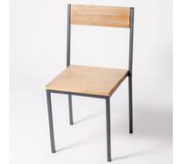Addecor | Sedia Industriale Texas | Dimensioni 50 × 45 × 97 cm | Fatto in Legno Massiccio con Armatura in Ferro | Sedie da Salone Stile Industriale | Ideale per Locali e Loft