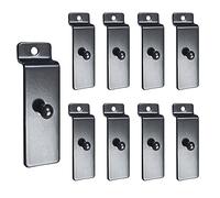 ADDEN 10 ganci in metallo dogati per appendere foto, ganci per pittura nero