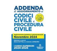 Addenda di aggiornamento Codice Civile e di procedura Civile annotato per l'esame di avvocato 2024-2025. Aggiornata al Decreto Correttivo Cartabia