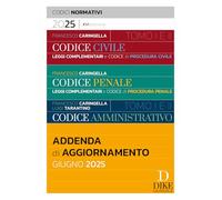 Addenda di Aggiornamento Giugno 2025 Codici Normativi - Codice Civile (Tomo I e II) - Codice Penale - Codice Amministrativo (Tomo I e II)