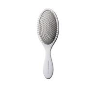 Addendum Hair Spazzola bagnata in acciaio inox bianco - setole in acciaio inox fine manico ergonomico - spazzola di lusso