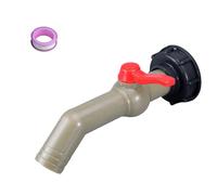 Addensare i giunti del contenitore di acqua Raccordi del contenitore dell'acqua Connettore di irrigazione del giardino Filettatura Interruttori del tubo adattatore ABS Raccordo a sfera ad alta