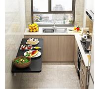 Addensato Scrivania Pieghevole, Tavolo A Scomparsa Salvaspazio Tavolo Da Pranzo, Computer Scrivania Pieghevole A Muro Per Piccoli Spazi, Tavolo Richiudibile Per Cucina Salotto Lavanderia ( Color : Bla