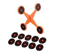 Addensato Spinner Target Portatile Shock Proof Addensato | Destinazione esterna dello spinner ricreativo per la gamma esterna del cortile del campo della collina all'aperto
