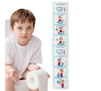 Addestramento al vasino Assistenza - Adesivo per grafico della routine dei bambini, carte per aiuto visivo speciale Ed, discorso delay non verbale bambini