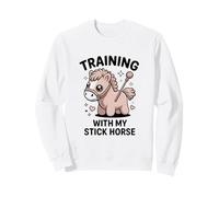 Addestramento con Il Mio Cavallo Bastone Carino Pony Rider Felpa