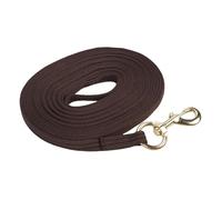 Addestramento dei, Test di Abrasione Lunga della Corda Equestre 8,2 M di tenacità Flessibile con Un Gancio di Ottone da Traino (Brown)