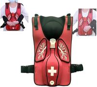 Addestramento Salvavita, Gilet Antisoffocamento, Allenamento per Simulazione di Ostruzione delle Vie Aeree, Gilet con Tiro Posteriore, Spallacci Regolabili E Cintura in Vita, Il Primo Soccorritore