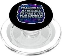 Addestrare il mio modello di intelligenza artificiale per conquistare il mondo Ingegnere divertente PopSockets PopGrip per MagSafe
