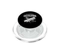 Addestrato prima delle calcolatrici Diapositive Regola Calcolatrice Ingegneria PopSockets PopGrip per MagSafe