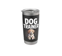 Addestratore per cani con simpatico design per appassionati di cuccioli Bicchiere termico in acciaio inox doppia parete
