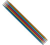 Addi Ad2047015-500 - Ferri per Lavoro A Maglia A Doppia Punta 15 cm Lunghezza x 5,00 mm Spessore, Multicolore