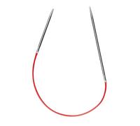 Addi AD7107025-04.00 Ferri da maglia circolari, argento, 4, 0mm, 25cm Länge