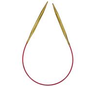 Addi Ago Circolare in Pizzo, Ottone, Oro, 40cm x 6.0mm