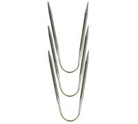 Addi CraSyTrio 26 cm 5,50 mm - Ferri circolari con punte dorate e argentate