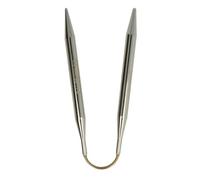 Addi CraSyTrio 26 cm 8.00 mm - Set di Ferri Circolari Oro e Argento