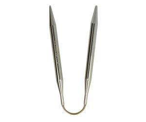 Addi CraSyTrio 26 cm 8.00 mm - Set di Ferri Circolari Oro e Argento
