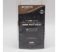 Addi Ferri Da Maglia Circolari Natura Bamboo Skacel Corda Blu 16 Pollici US #6