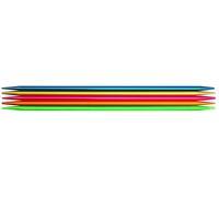 Addi Ferri da Maglia Colibri, Metal, Multicolore, 7,0mm/15cm, 5 unità