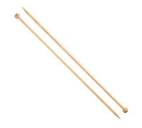 Addi Ferri da Maglia drit, bambù, Marrone, 25cm x 3mm