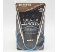Addi Ferri Da Maglia Turbo Circolari Skacel Esclusivo Cavo Blu 24 Pollici US 13