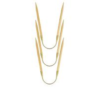 Addicrasytrio Bamboo Lungo Ferri Doppia Punta Di addi Maß: 6mm/30cm