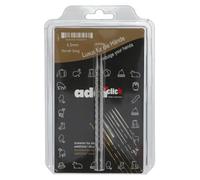 Addi Long Needle Case, Metal, Red/Blue/Silver, 4.5mm (UK 7 / US 7)