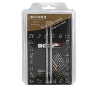 Addi Long Needle Case, metallo, 6.50mm (Uk 3 / Us 10.5