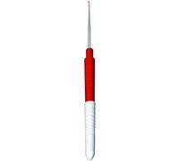 Addi - Uncinetto in Acciaio fine con Manico, in Metallo, Argento, 0,5 mm
