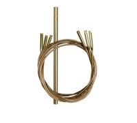 Addiclick Bamboo Corde E Frizione Di addi Lunghezza: 60-100cm Set