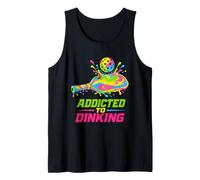 Addicted to Dinking Pickleball Humor Paddle Splash Canotta
