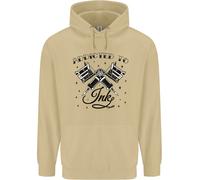 Addicted To Ink Tattoo Artist Tats Uomo Felpa